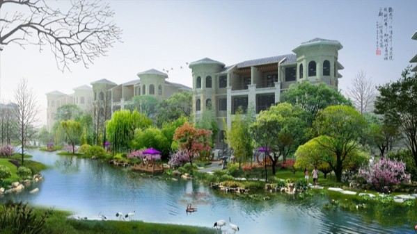 江苏扬州·御园住宅花园景观设计