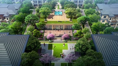 河南郑州·三联凤湖壹号院景观设计