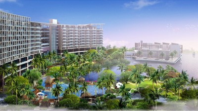 海南三亚·山水国际酒店公寓景观设计